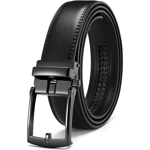 Amazon | [CHAOREN] スーツ ベルト メンズ 革 オートロック式 3cm細幅